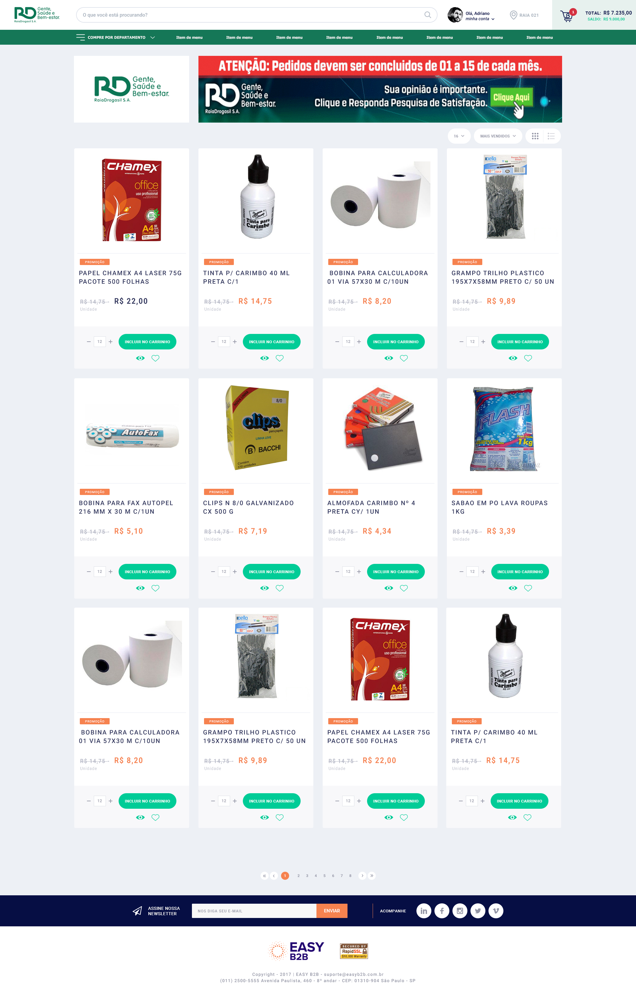 screenshot of Easy B2B